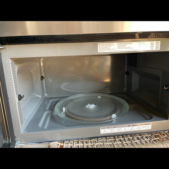 LG microwave , used & it is in great conditions.